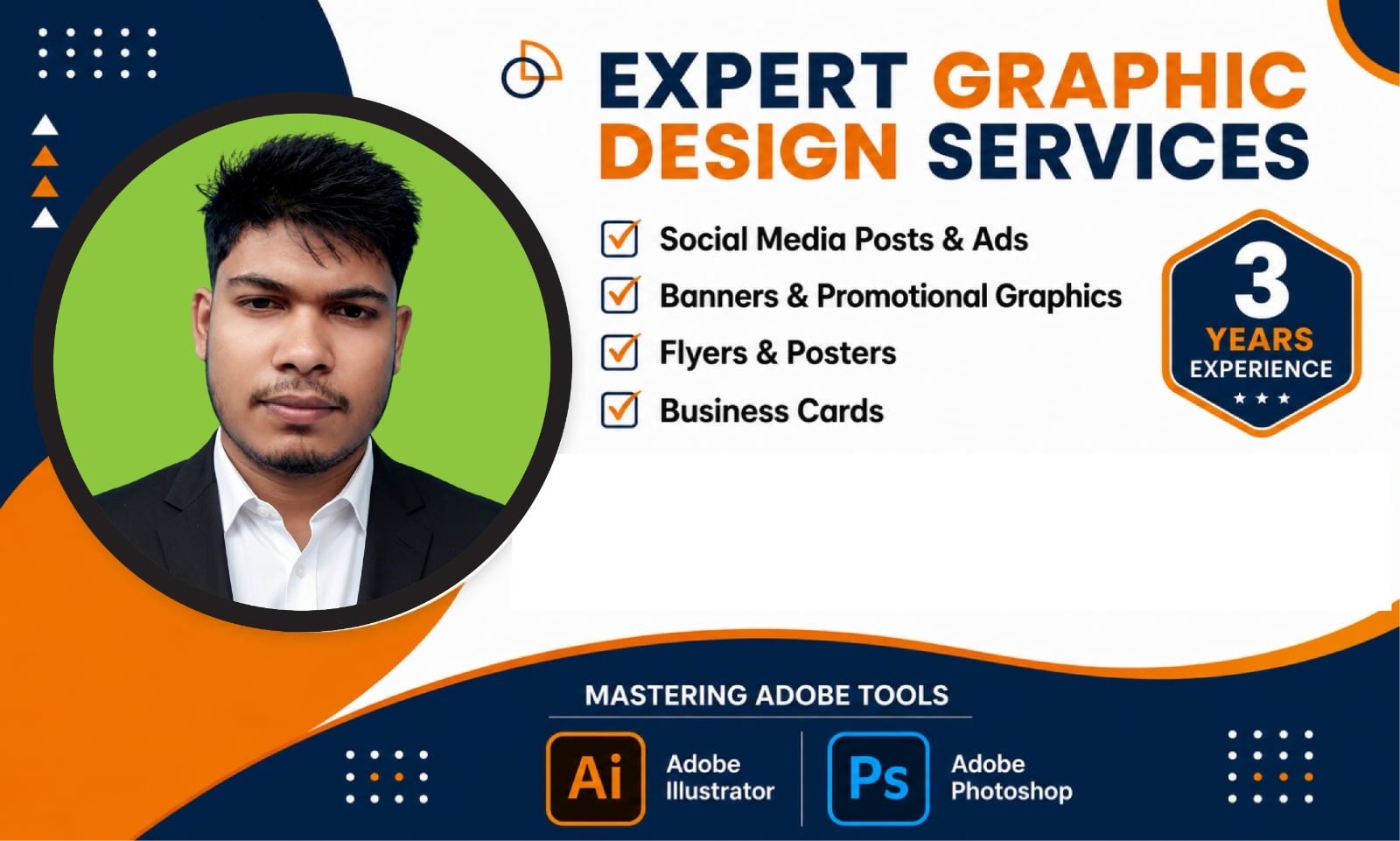 I will create professional custom graphic designs