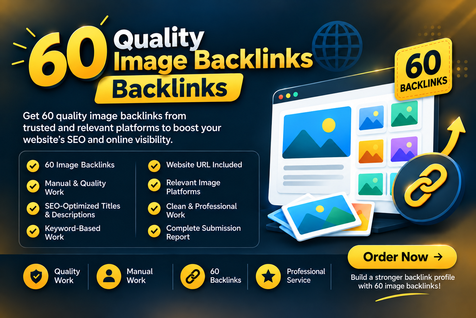 I Will Create 60 Quality Image Backlinks for Better SEO Results