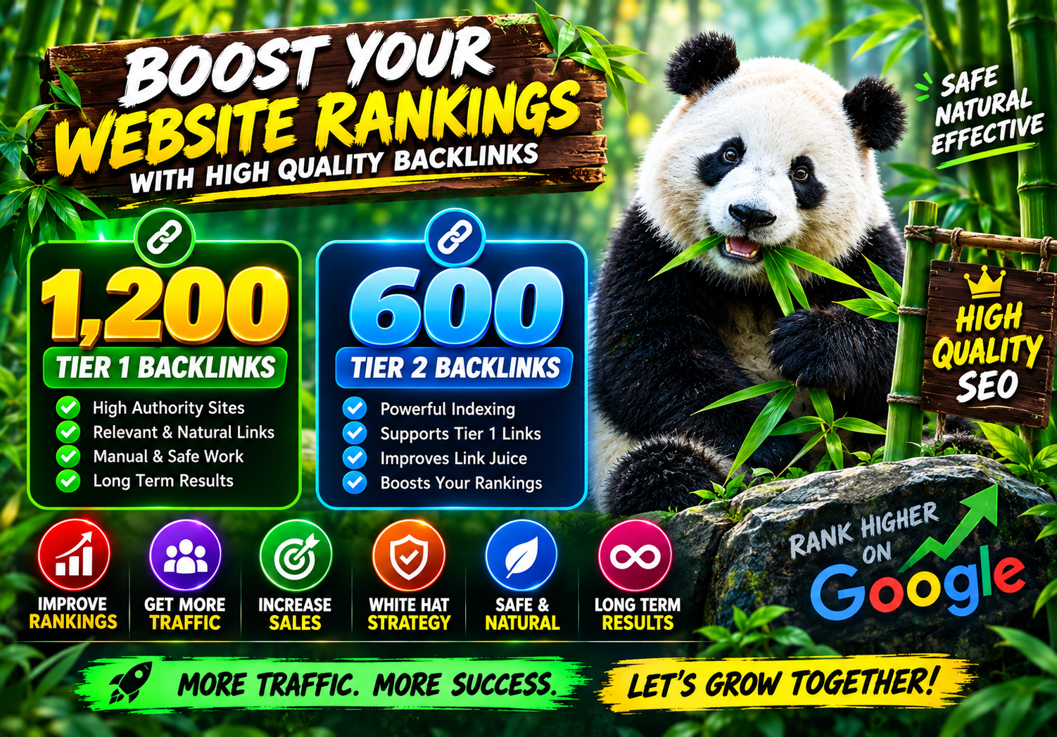 Build 1,200 Tier 1 + 600 Tier 2 SEO Backlinks for Pow...