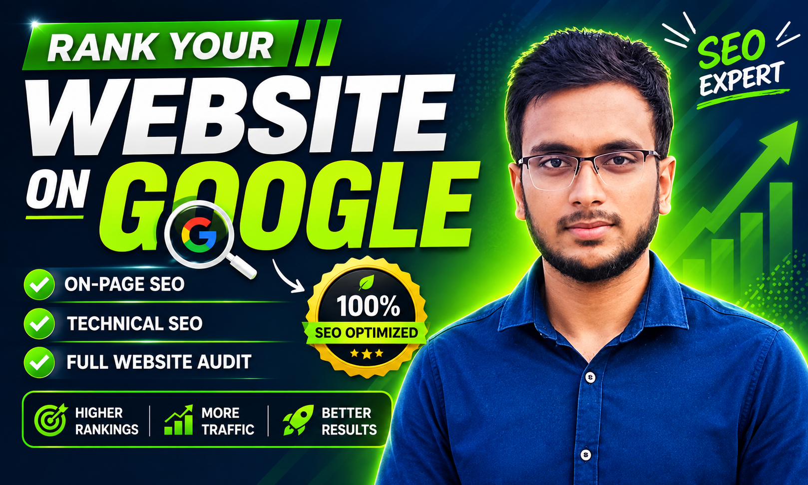 I will do complete On-Page SEO and Technical SEO to improve your Google ranking