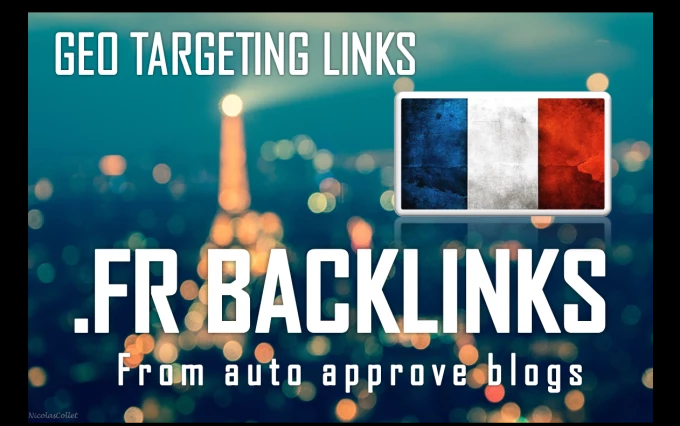 create 150 backlinks on french FR blog domains