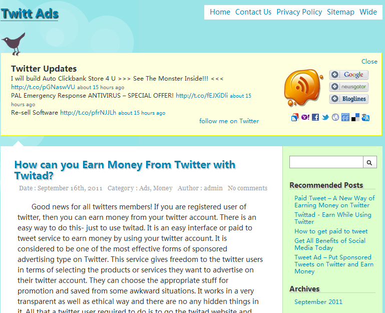 put your link and anchor for 1 year on my twitter blog