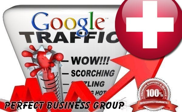 Organic traffic from Google.ch (Switzerland) with your Keyword