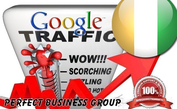 Organic traffic from Google.ci (C&ocirc;te d'Ivoire) with your Keyword