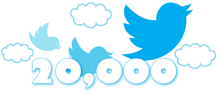 deliver 20000 [20k] twitter followers in extreme way to ur twitter by followers
