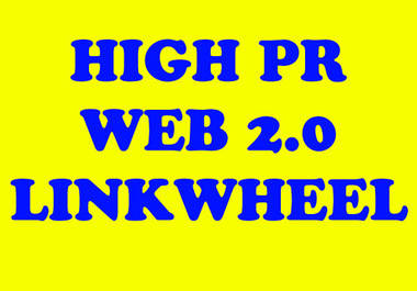 create powerful LINKWHEEL using 35 High Pr web 2 properties and then create 5000 backlinks on them, boost your rankings in any search engine