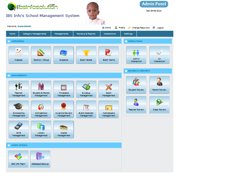 Online School Management System for $50 - SEOClerks