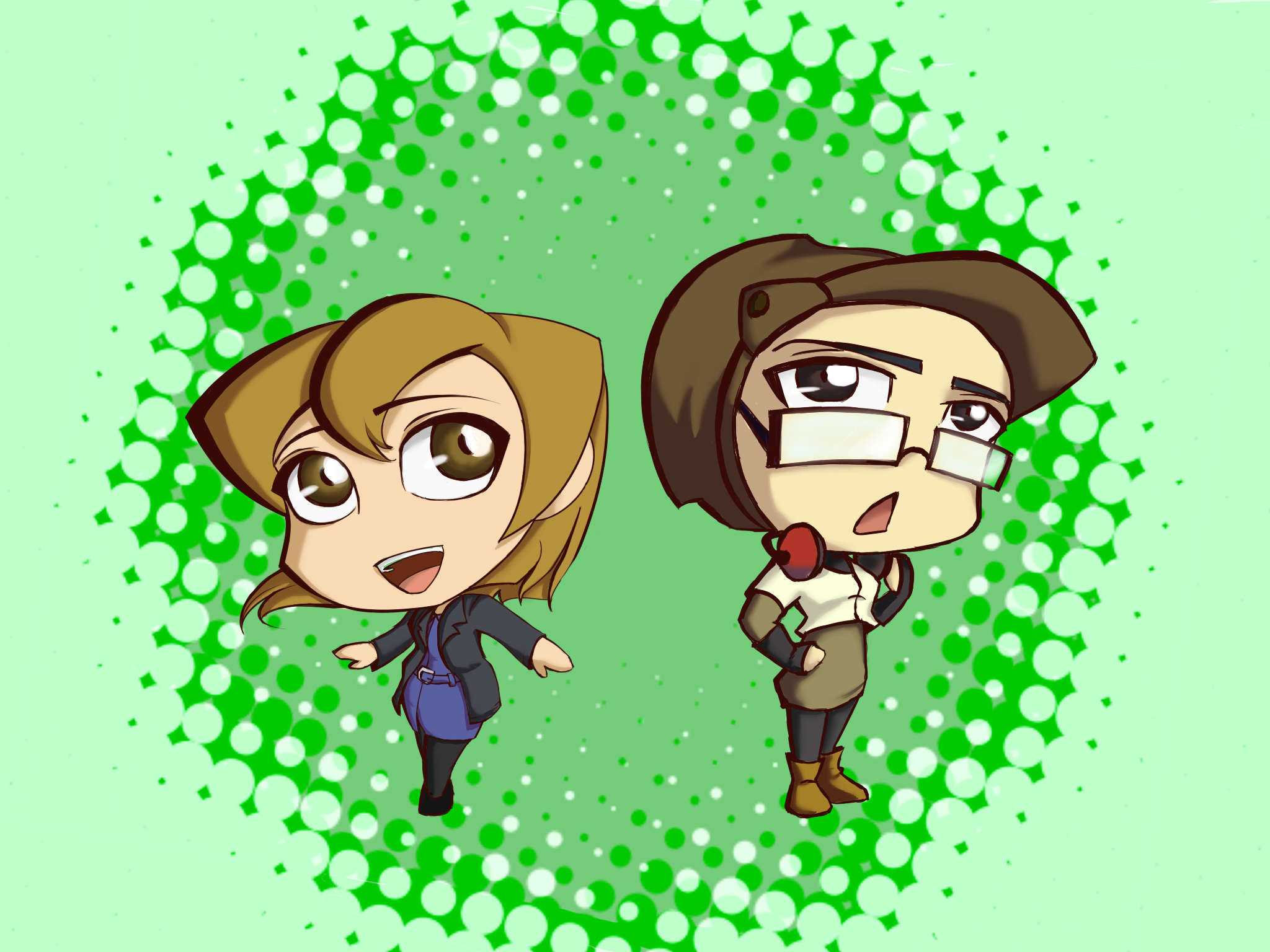 Draw a cute small character