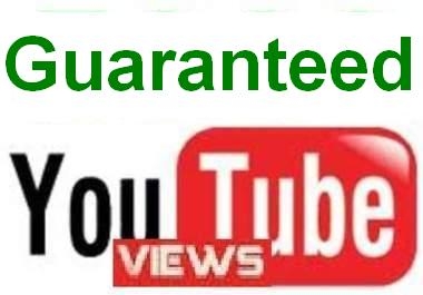 Give You 10,000+ Guaranteed, Safe, Very Urgent YOUTUBE Views In Less Then 24 Hour