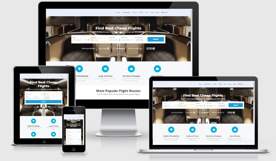 Established Profitable Responsive TRAVEL BOOKING Turnkey Website BUSINESS