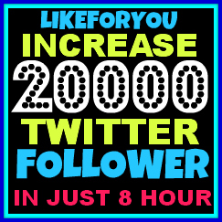 Increase 25,000 + Twitter Followers to Your Account Just Within 24hr Without Password