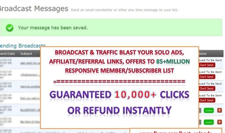 Traffic Blast your SOLO Ads,Email or Any Offers To My over 75 Millions ...