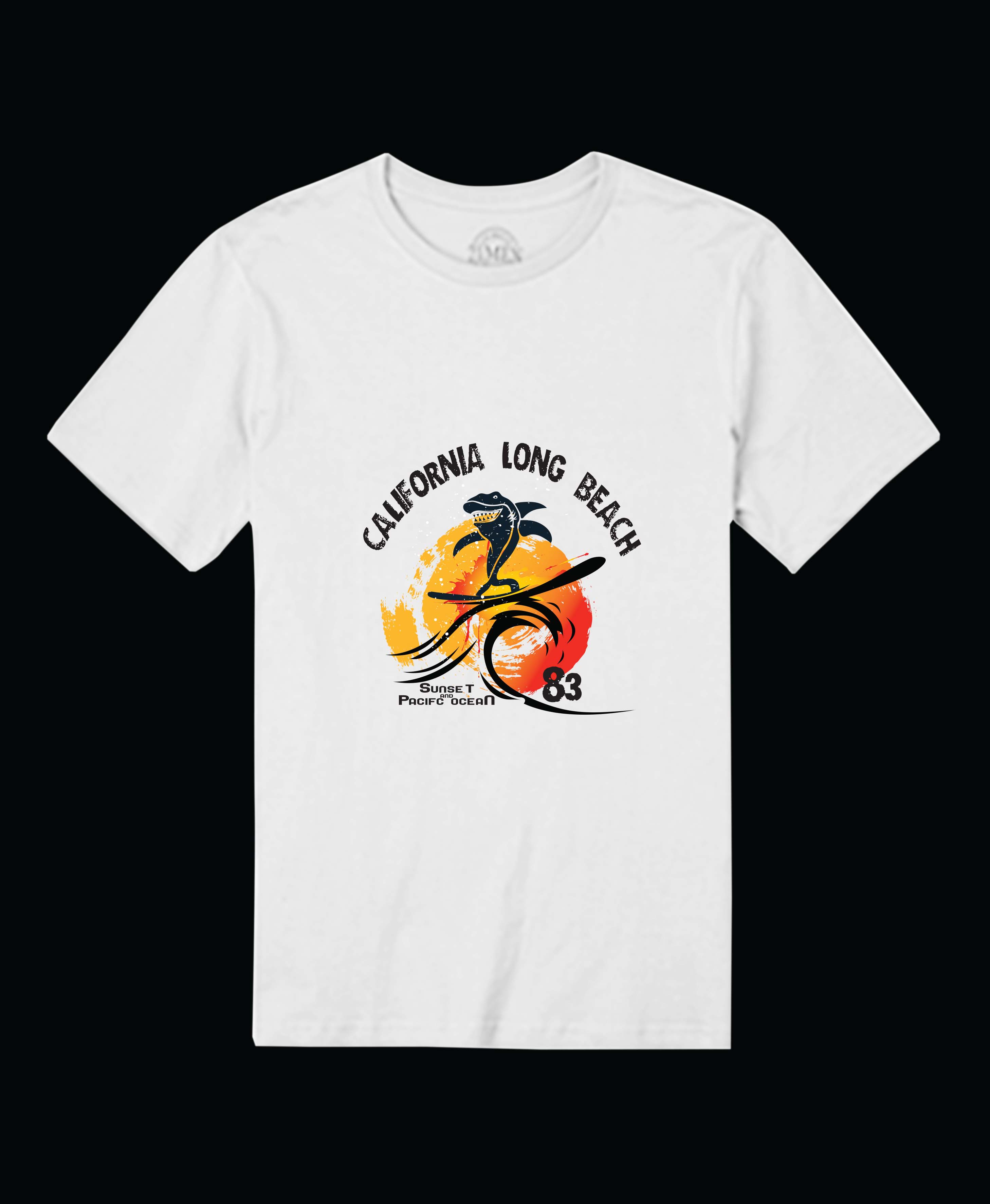 Design a T shirt front graphics for