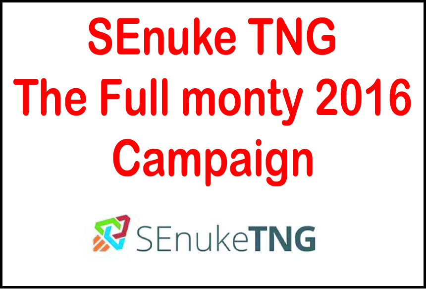 SEnuke TNG -The Full monty 2018-Campaign
