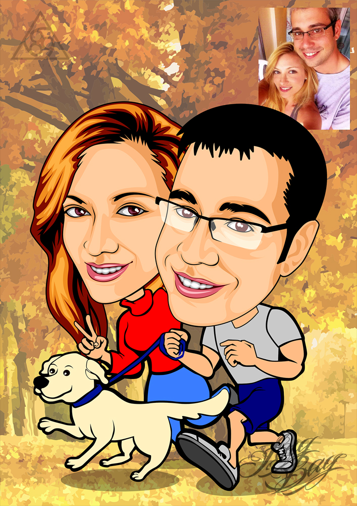 Make awesome digital caricature of your photos for $5 - SEOClerks