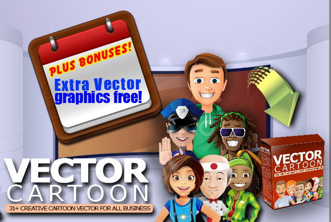 Give you professional CARTOON Vector Graphics