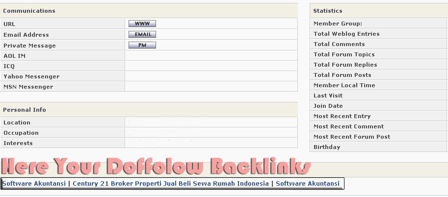 manually create 100 dofollow high PR forums profile backlinks