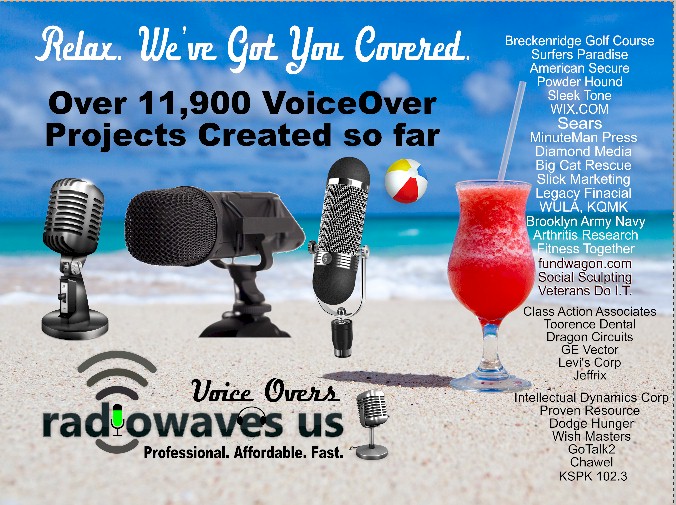 Professional Voice Over American Male Vocals