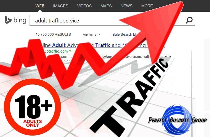 Organic traffic for Adult sites through Bing