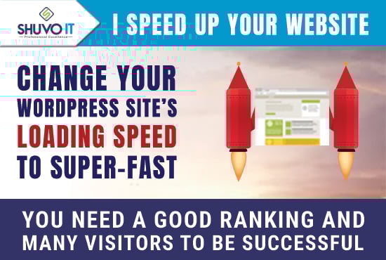 Speed-optimize your WordPress website to be loaded super-fast and drive it to the top in Google