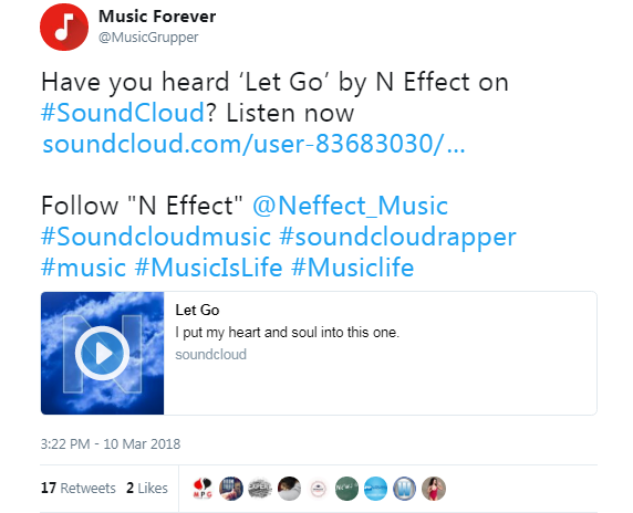 promote your website/product/link to a large audience