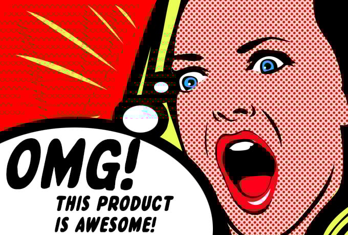 create a STRIKING advertisement 