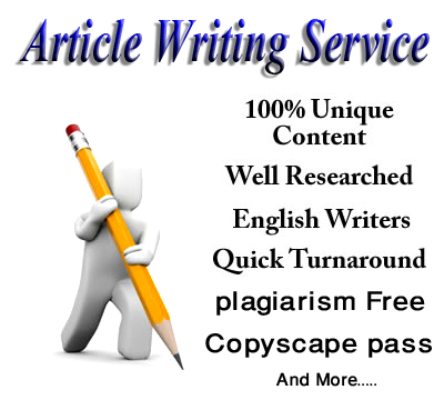 Blog article writing services