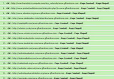 create 1605 High PR Authority Backlinks from statistics and whois sites to improve your alexa rankings