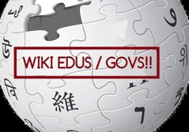 Create 1 Gov WIKI PagerRank 5 Backlinks