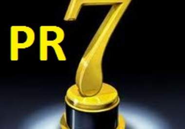 do Manual Backlinks 1xPR7 Blog Comments Dofollow on Actual PR7 