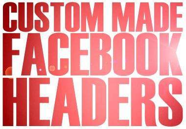 design your new Facebook header