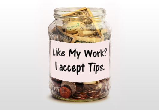 I will be more than happy to accept a TIP if you liked the work I made for you