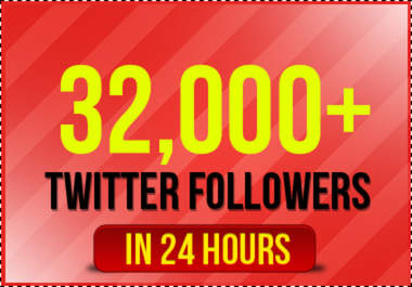 add 25,000+ real looking twitter followers to your account in less than a day