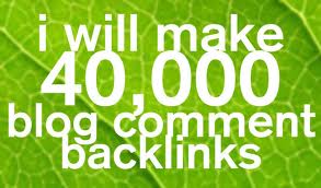 make 40,000 blog comments linkjuice and add 6 high PR social bookmarks like digg, delicious etc