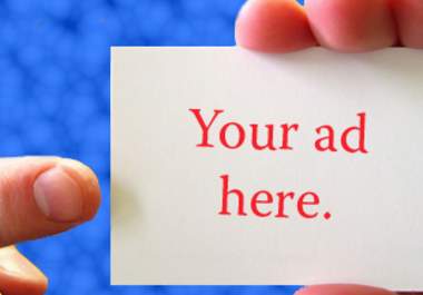 create ad on top site, has over 50 million hits for 24hours + tweet and fb 2 50,000+ users + add 500 High PR Authority Backlinks 2 ur Site