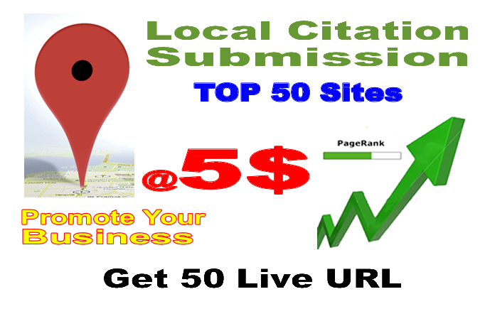 Hand Submit Business To 50 Local Citation Sites