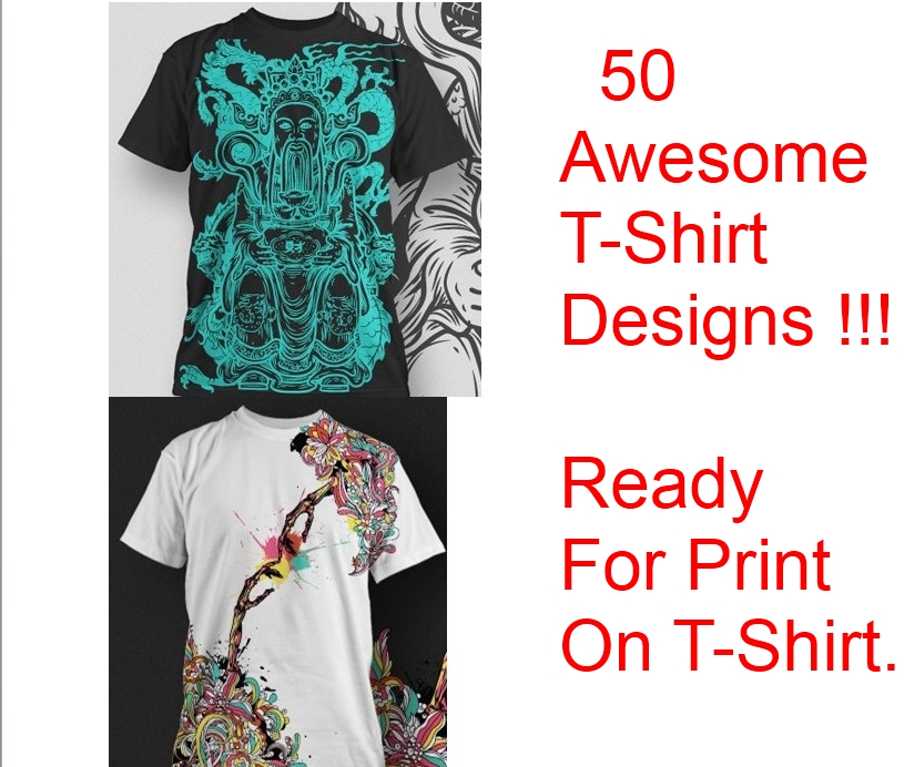 I Will send You 30 Premium Tshirt Designs
