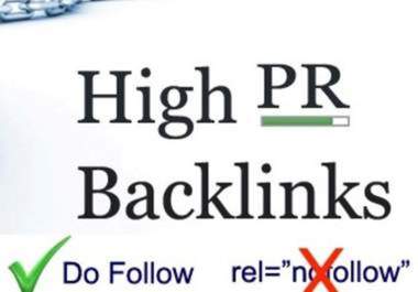 create 2020+ High PR and 2000+ Dofollow Backlinks to your website