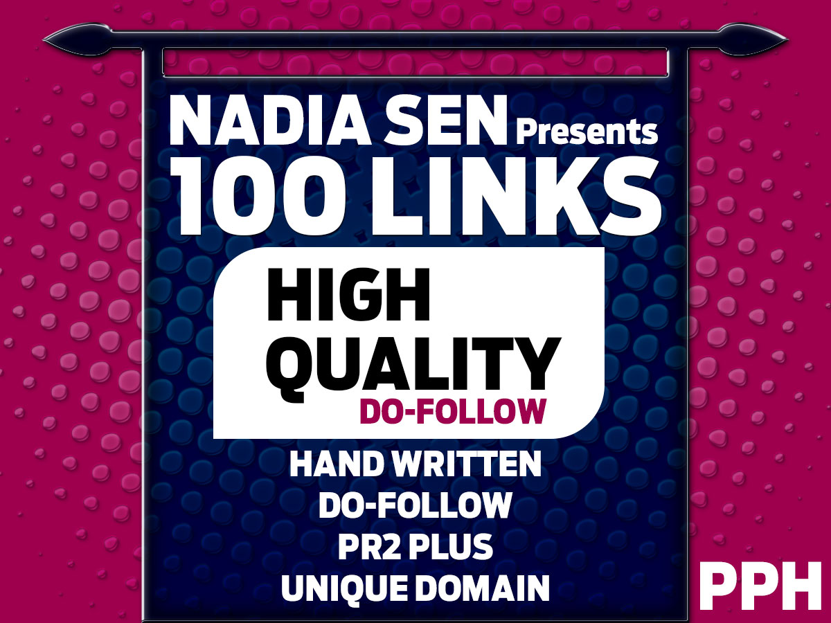 I will Provide 100 PR2 To PR7 Do-Follow High Quality Blog Comments Links Manually