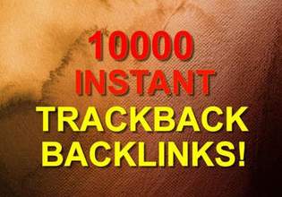 submit 10100 trackbacks for your website with Anchor text withing 24 hours and full report