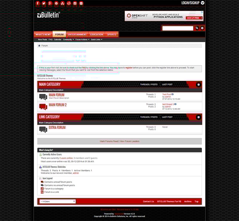 X-Colors - Premium vBulletin Skin