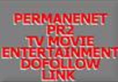 add your link to my PR1 Movie / TV / Entertainment niche related website as a guest post or blogroll 