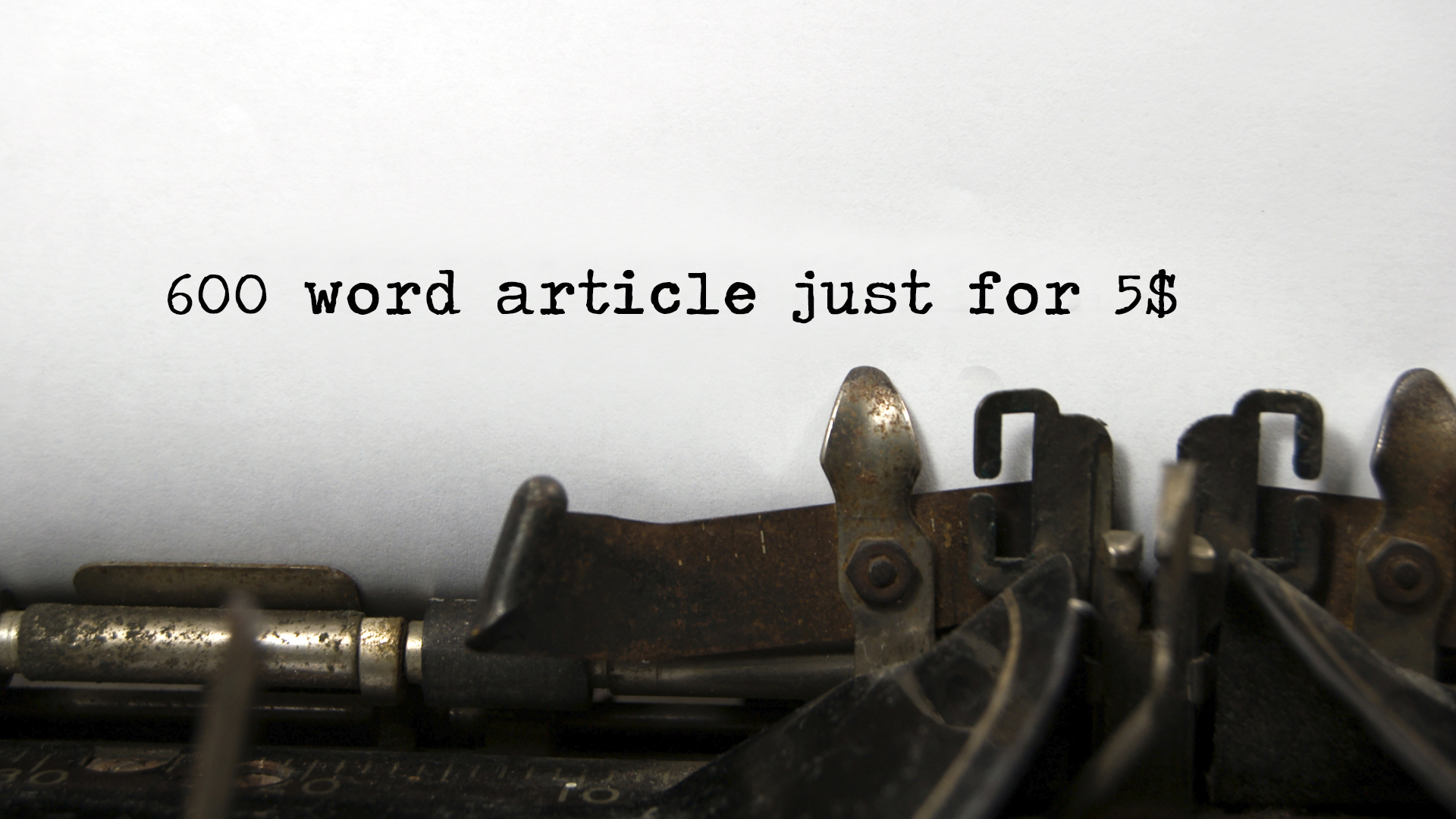 Write 600 Words High Quality Article