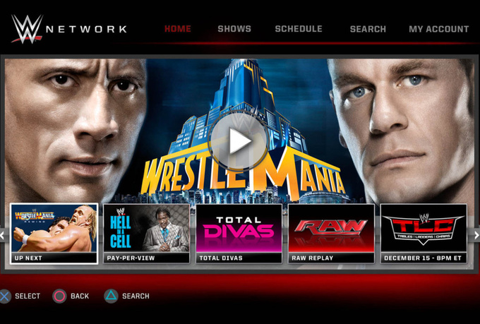 wwe network accounts