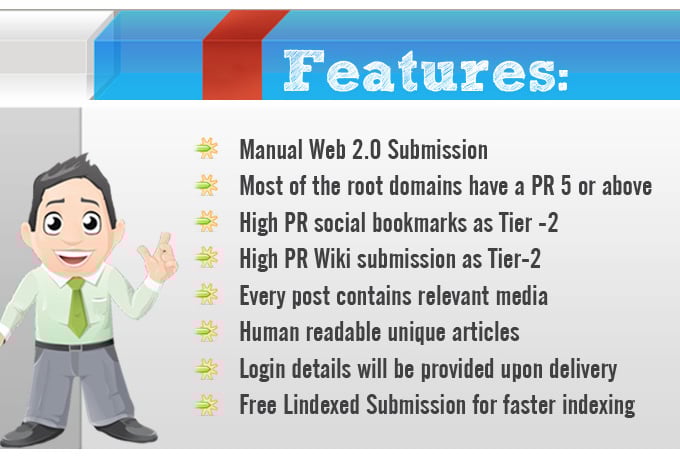 I will provide Manual Web 20 Blog Creation with login detail