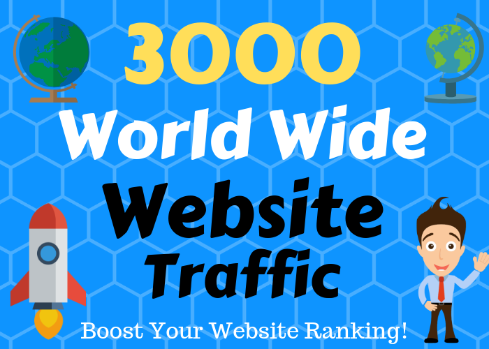 3000 Human traffic to your web or blog site. Get Adsense safe and get Good Alexa rank