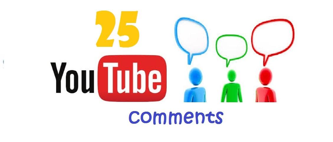 submit 25 Youtube comments to your video for for $1 - SEOClerks
