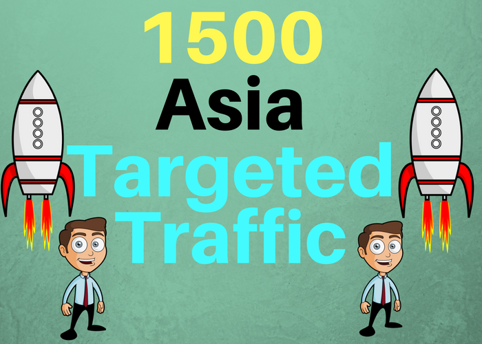 1500 ASIA TARGETED Human traffic to your web or blog site. Adsense safe and get Good Alexa rank