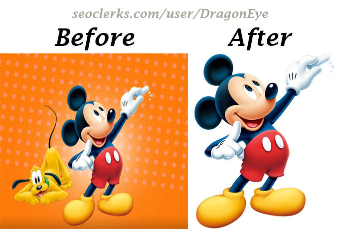 I will professionally remove background of 20 photo