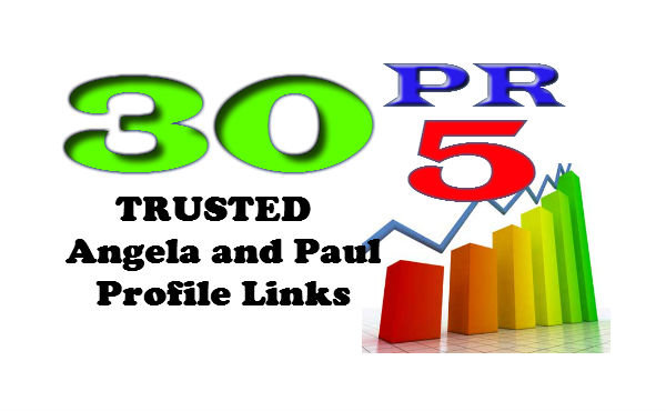 boost your SERP using 30 PR5 Angela and Paul do follow Backlinks and Pinging them for fast Index Result 